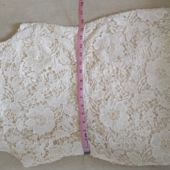 ZARA crochet lace open back sheath dress - Picture 16 of 17